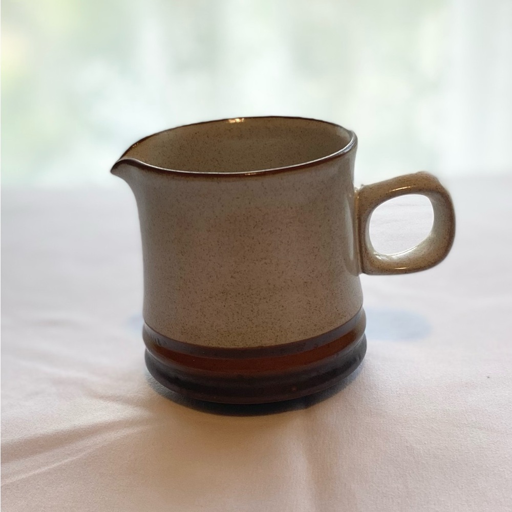 NOS 8 oz Creamer Denby “Potters Wheel” - Never Used, Retired pattern